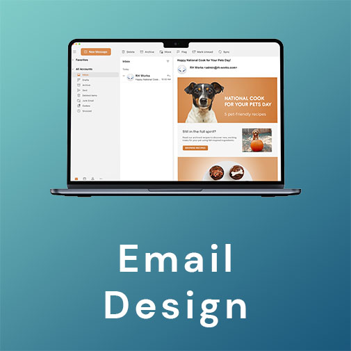 Email newsletter design